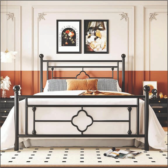 Vintage Metal Bed