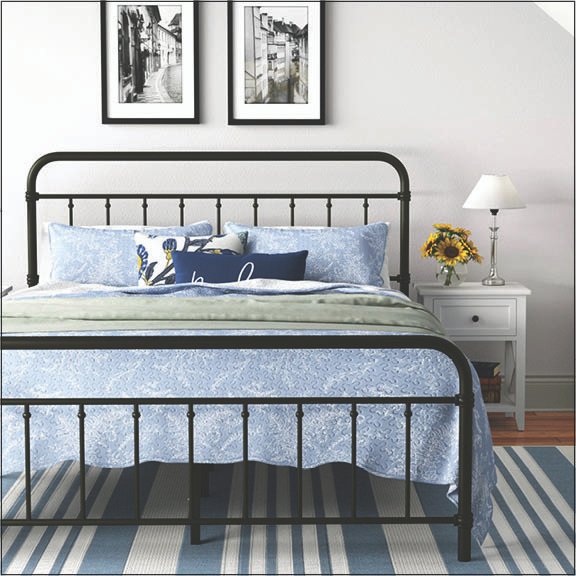 Farmhouse Metal Bed